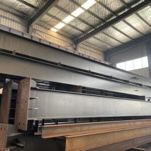 Finished column beam and other materials